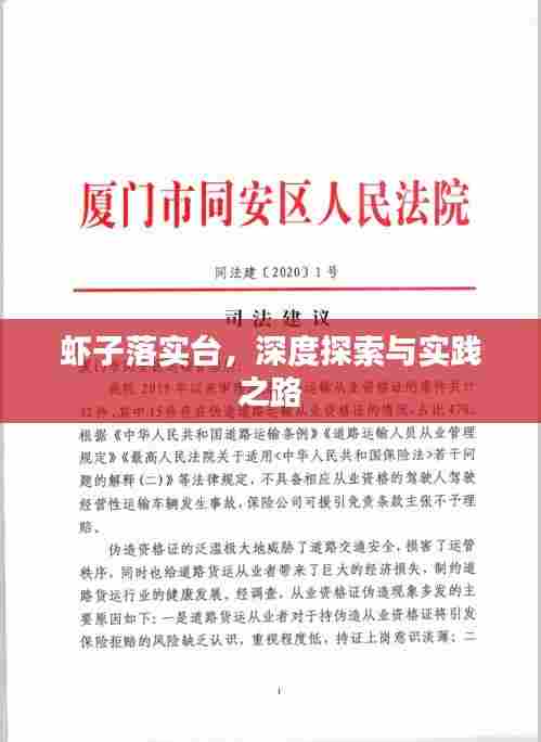 虾子落实台,深度探索与实践之路