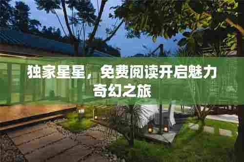 独家星星,免费阅读开启魅力奇幻之旅