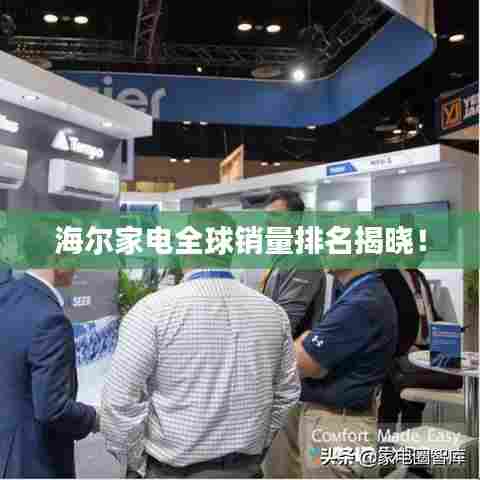 海尔家电全球销量排名揭晓！