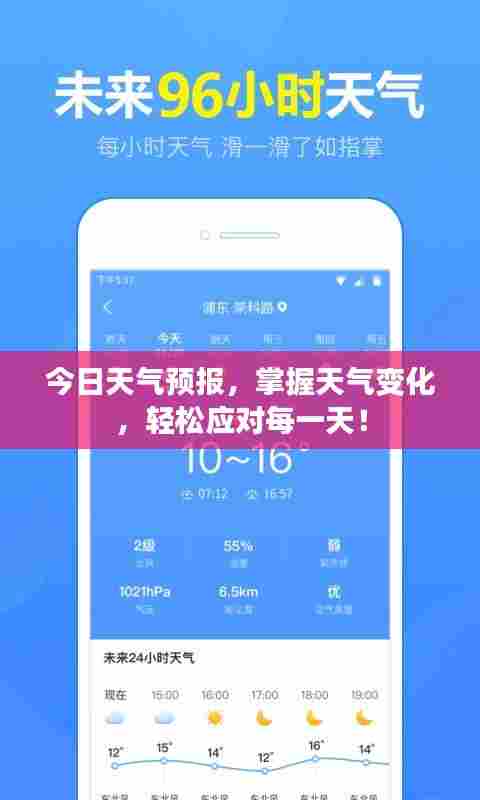今日天气预报，掌握天气变化，轻松应对每一天！