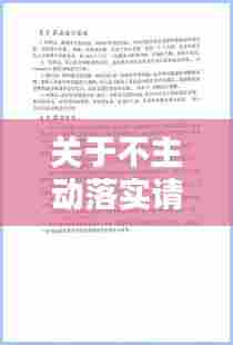 关于不主动落实请示报告制度的深度思考