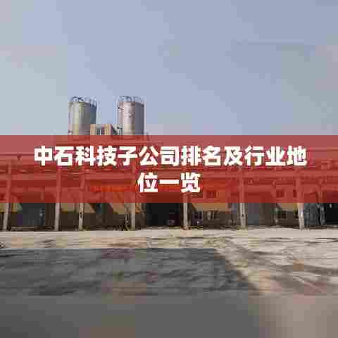 中石科技子公司排名及行业地位一览