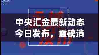 中央汇金最新动态今日发布,重磅消息来袭!