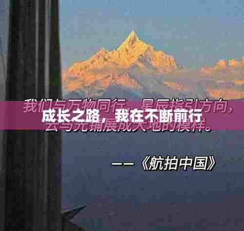 成长之路,我在不断前行