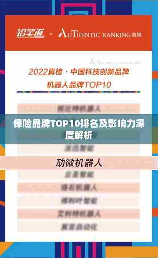 保险品牌TOP10排名及影响力深度解析