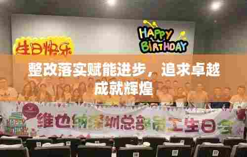 整改落实赋能进步,追求卓越成就辉煌