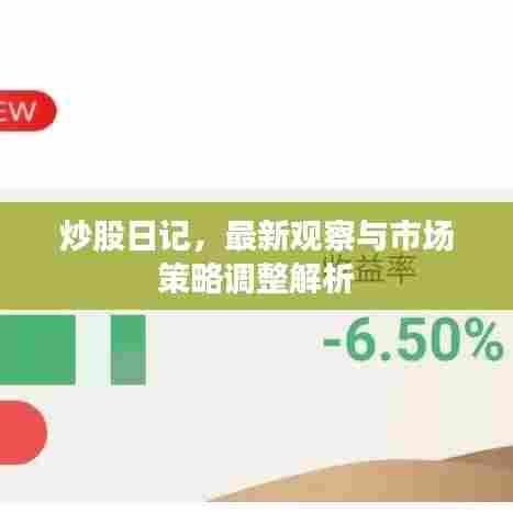 炒股日记，最新观察与市场策略调整解析