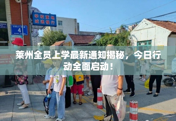 莱州全员上学最新通知揭秘,今日行动全面启动!