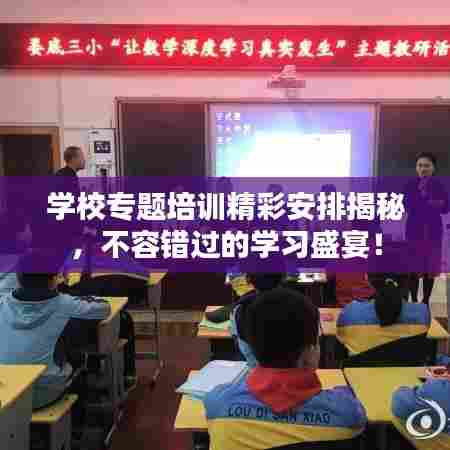 学校专题培训精彩安排揭秘,不容错过的学习盛宴!