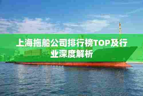 上海拖船公司排行榜TOP及行业深度解析