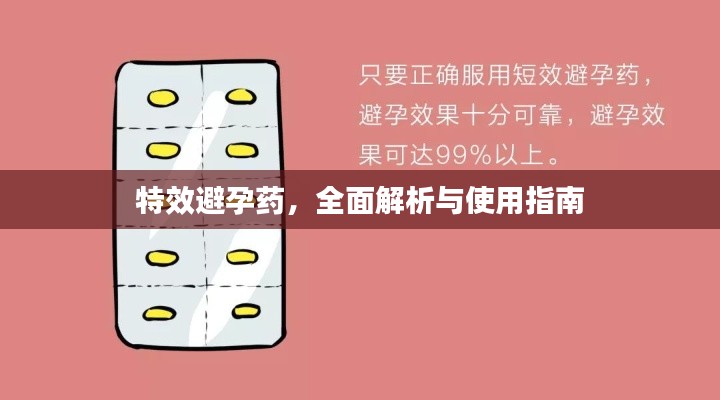 特效避孕药,全面解析与使用指南