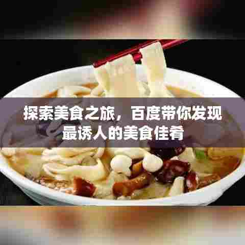探索美食之旅，百度带你发现最诱人的美食佳肴