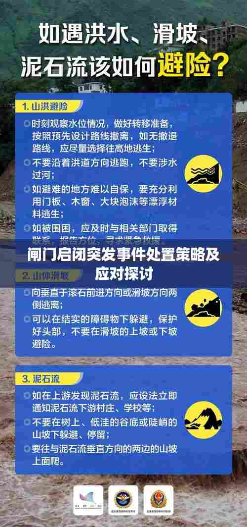 闸门启闭突发事件处置策略及应对探讨
