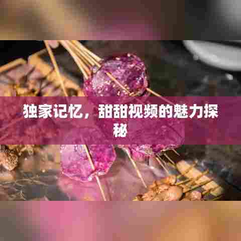 独家记忆,甜甜视频的魅力探秘