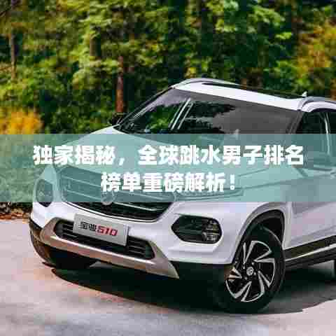 独家揭秘,全球跳水男子排名榜单重磅解析!