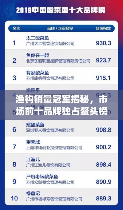 渔钩销量冠军揭秘,市场前十品牌独占鳌头榜单