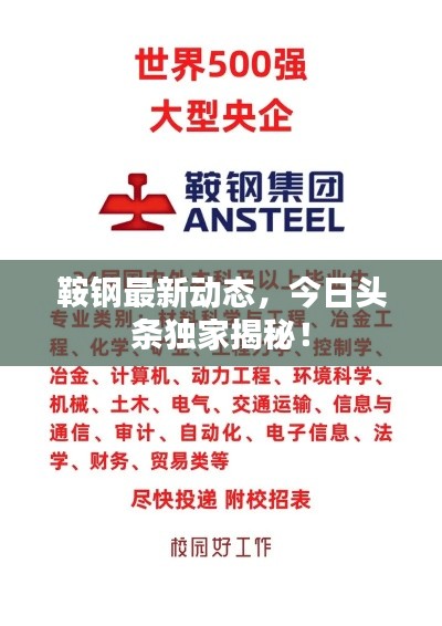 鞍钢最新动态,今日头条独家揭秘!