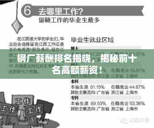 钢厂薪酬排名揭晓,揭秘前十名高额薪资!