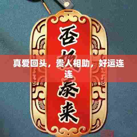 真爱回头,贵人相助,好运连连