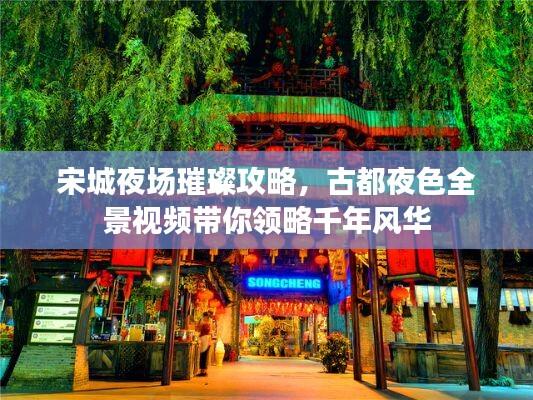 宋城夜场璀璨攻略,古都夜色全景视频带你领略千年风华