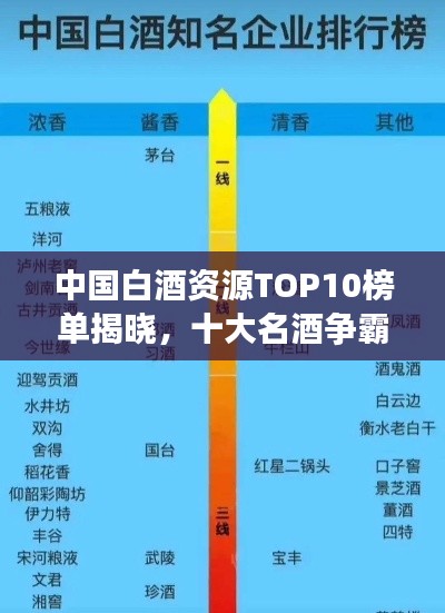 中国白酒资源TOP10榜单揭晓,十大名酒争霸!