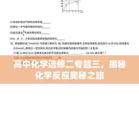 高中化学选修二专题三，揭秘化学反应奥秘之旅