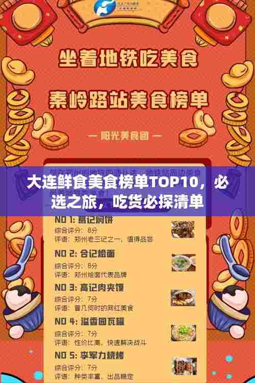 大连鲜食美食榜单TOP10，必选之旅，吃货必探清单
