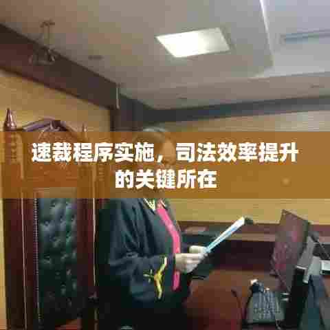 速裁程序实施,司法效率提升的关键所在