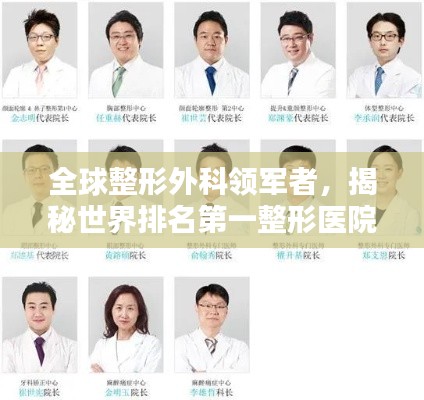 全球整形外科领军者,揭秘世界排名第一整形医院的魅力与实力