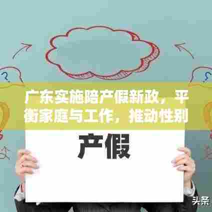 广东实施陪产假新政,平衡家庭与工作,推动性别平等共融时代