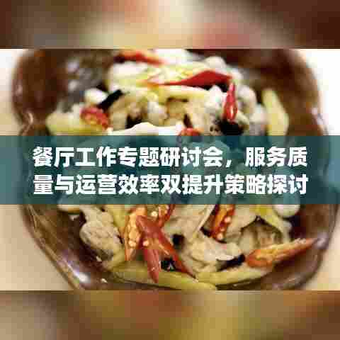餐厅工作专题研讨会,服务质量与运营效率双提升策略探讨