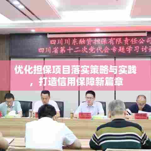 优化担保项目落实策略与实践,打造信用保障新篇章