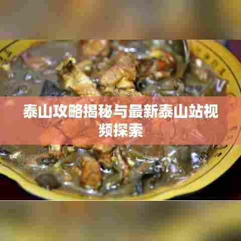 泰山攻略揭秘与最新泰山站视频探索