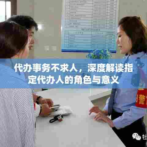 代办事务不求人,深度解读指定代办人的角色与意义