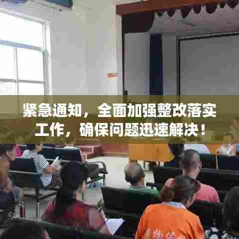 紧急通知,全面加强整改落实工作,确保问题迅速解决!