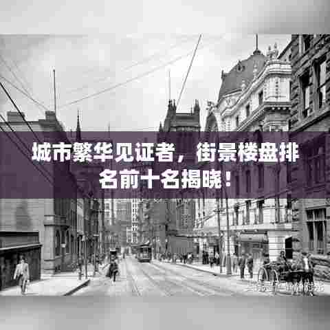 城市繁华见证者，街景楼盘排名前十名揭晓！