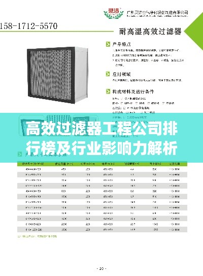 高效过滤器工程公司排行榜及行业影响力解析