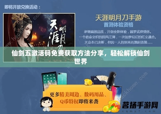 仙剑5手游与蜀门手游激活码怎么领,深入研究解释定义&soft_v5.213